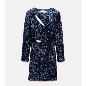 ZARA SEQUIN MINI DRESS